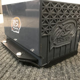 Battery hold down tray