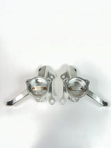 Third Gen F-Body Billet Spindles with steering arms. (Accepts 2019 ZL1 sealed bearing hubs and ZL1-1LE Brakes) PRE-ORDER ONLY!