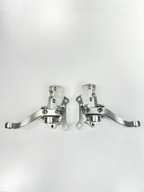 Third Gen F-Body Billet Spindles with steering arms. (Accepts 2019 ZL1 sealed bearing hubs and ZL1-1LE Brakes) PRE-ORDER ONLY!