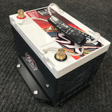 Battery hold down tray