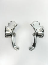 Third Gen F-Body Billet Spindles with steering arms. (Accepts 2019 ZL1 sealed bearing hubs and ZL1-1LE Brakes) PRE-ORDER ONLY!