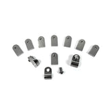 Stainless Brake Line weld Tabs with Clamps